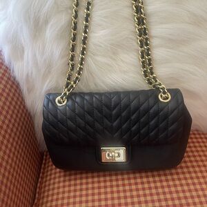 Karl Lagerfeld Agynes Quilted black purse